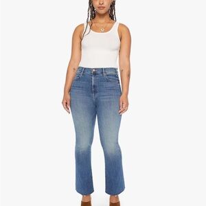 Mother Jeans “The Hustler Ankle Fray” Size 32